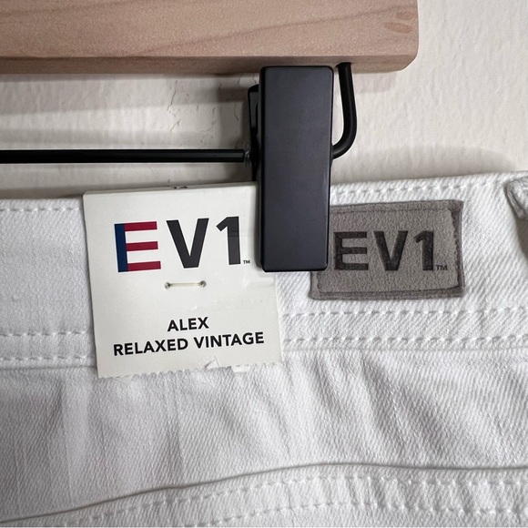 NWT EV1 White Denim Mini Skirt - Picture 6 of 7